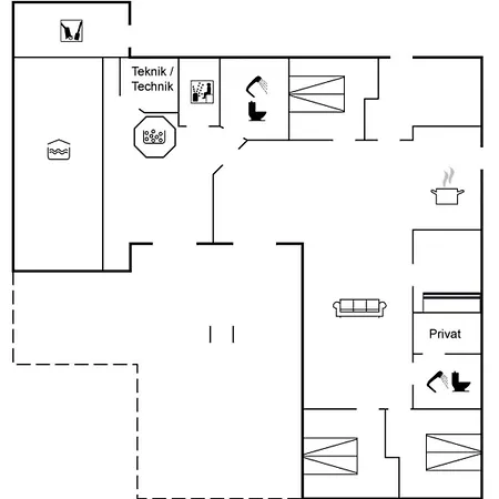 Holmved - 1-2km From The Sea By Interhome Hébergement de vacances *